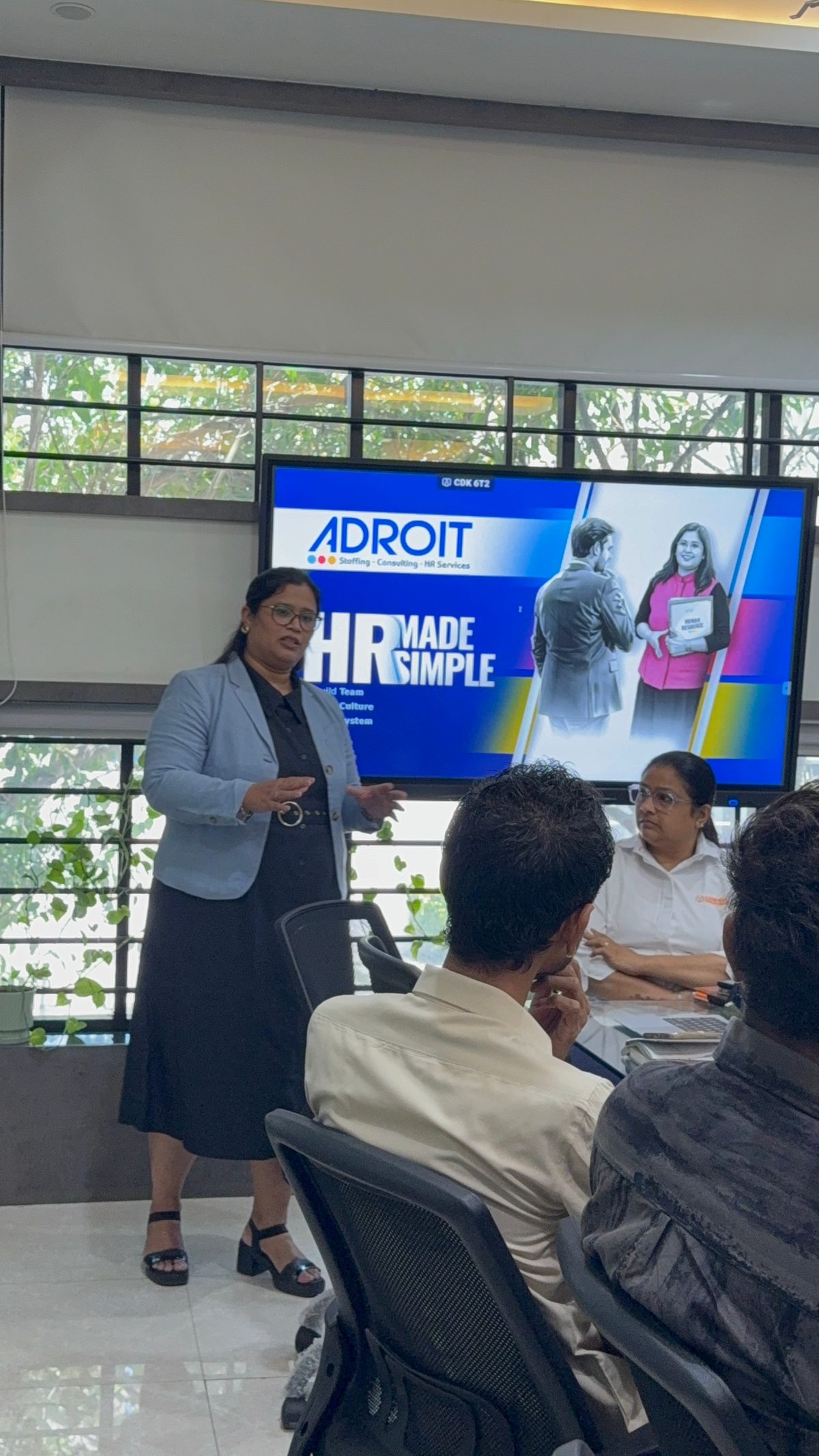 ADROIT team activities with clients and candidates