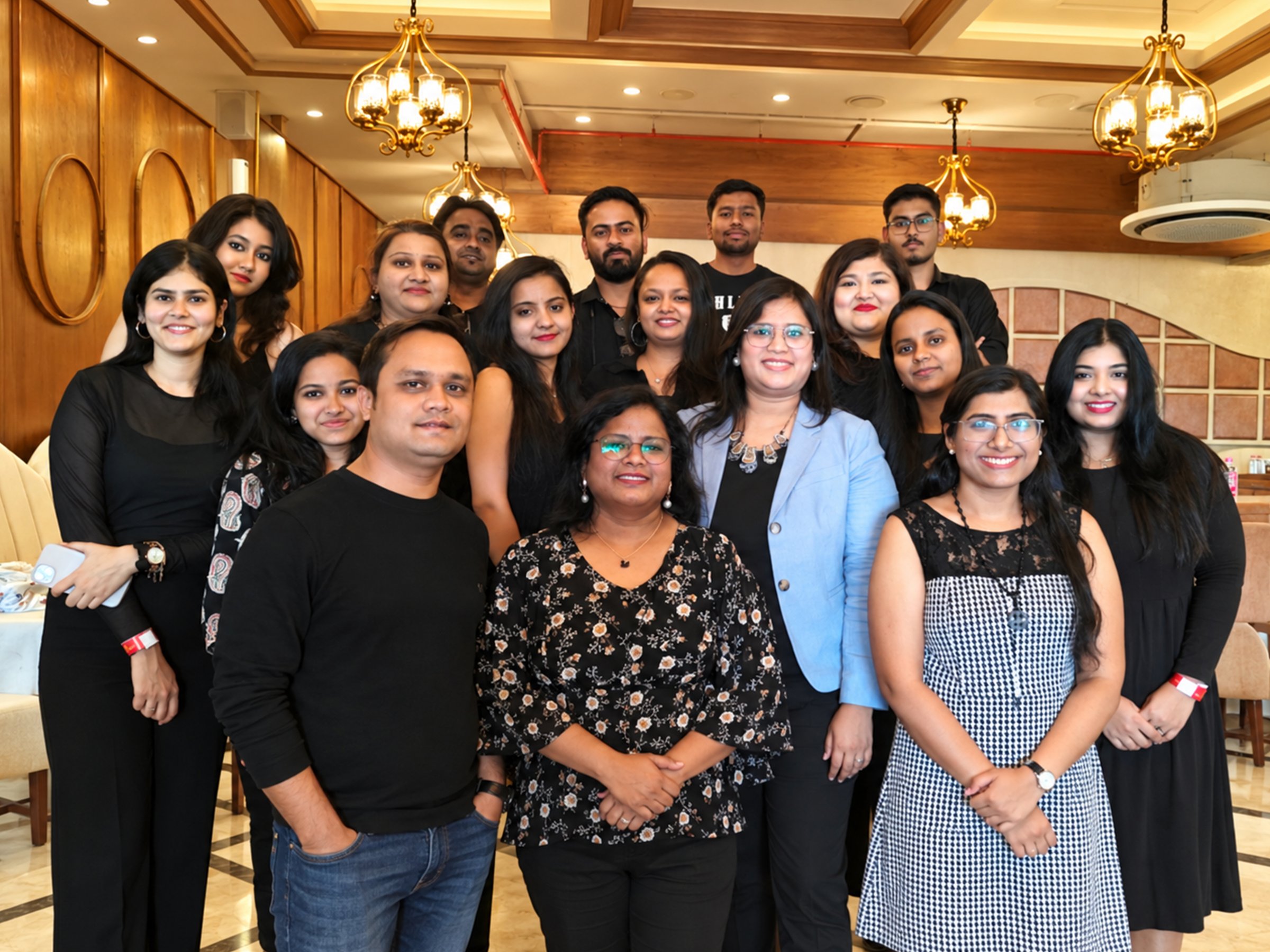 ADROIT team celebrating together